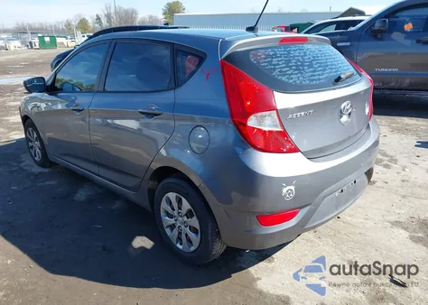 2015 Hyundai Accent Gs z USA, uszkodzony, nr VIN KMHCT5AE6FU222938